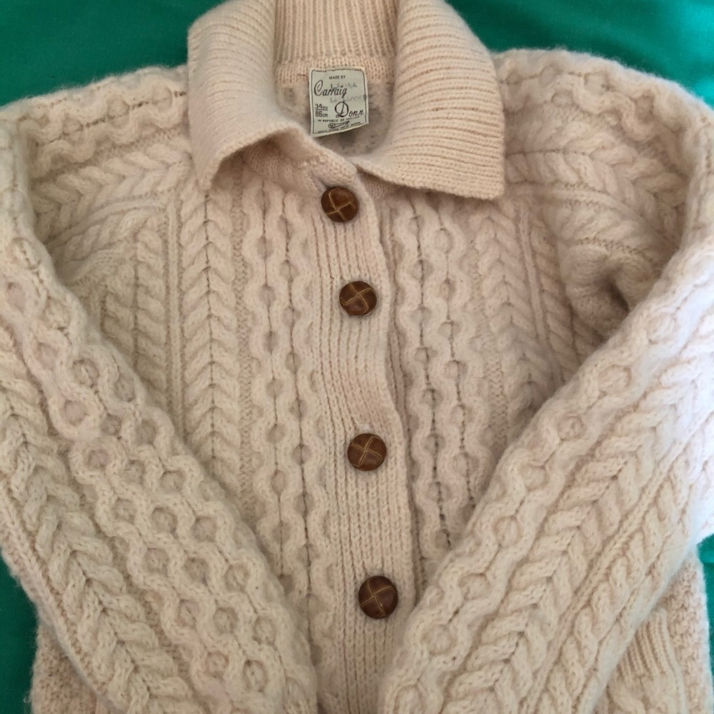 Irish wool sweater